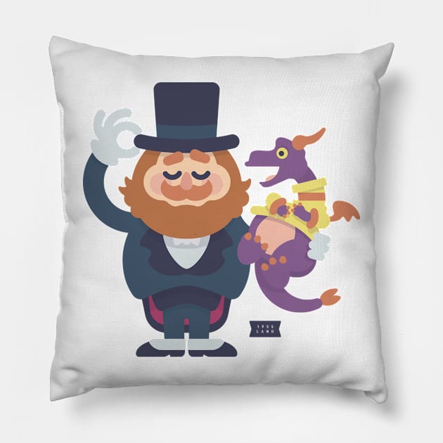 Figment and Dreamfinder Pillow by 1955 LAND DESIGNS