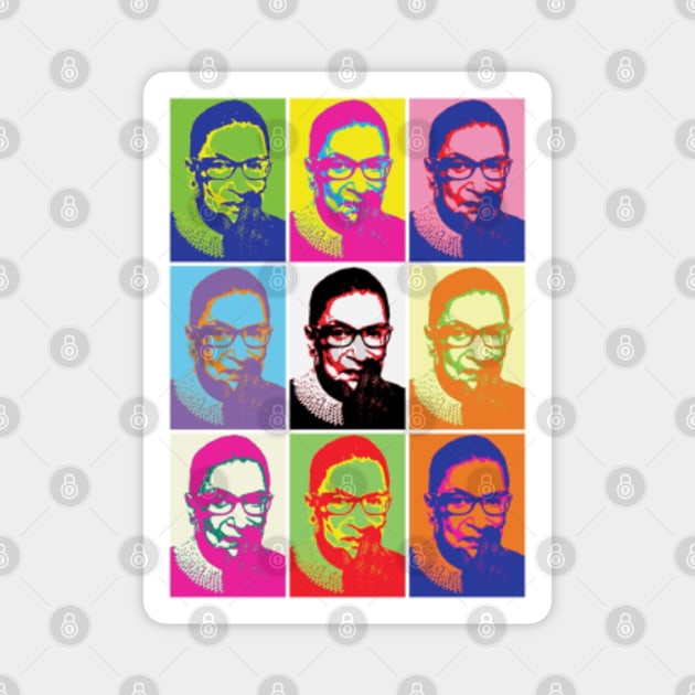 RBG Pop Art Blast Magnet by skittlemypony