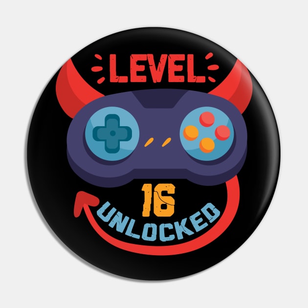 Level 16 Unlocked Pin by jrsv22