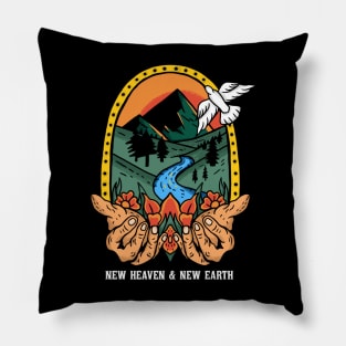 New Heaven & New Earth Pillow