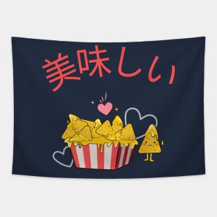 Delicious Nachos v1 Tapestry