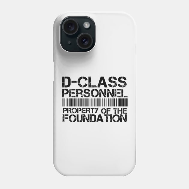 D-Class Personnel Mug Design Phone Case by Toad King Studios