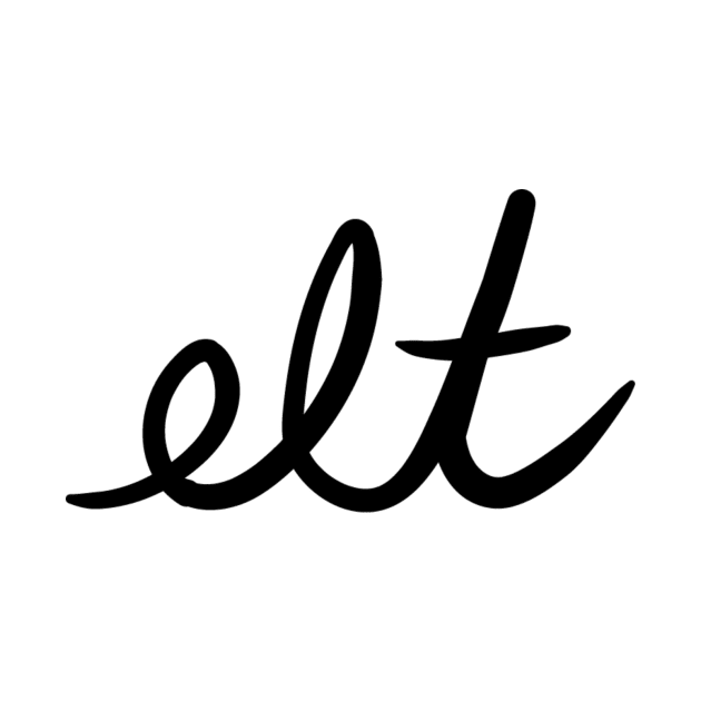 ELT Clothing Cursive Logo Black | Large by ELTClothing