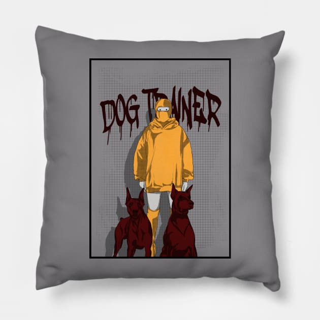 DOG TRAINER Pillow by Junetjunet