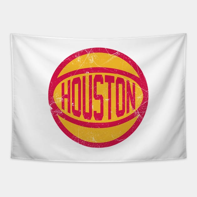 Houston Retro Ball - White Tapestry by KFig21