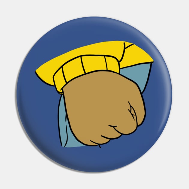 Arthur’s Fist Meme Pin by DrScribbl3