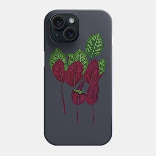 Calathea houseplant - Midnight Phone Case