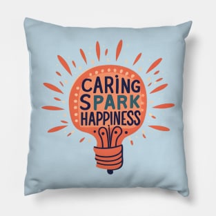 Caring Spark Happiness Pillow