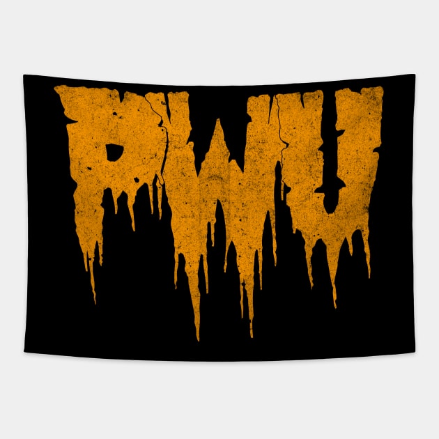 PWU Halloween Orange Tapestry by PWUnlimited