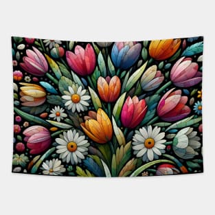 Tulip Flower Tapestry