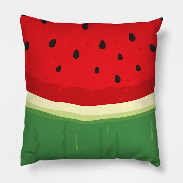 Watermelon Lover Pillow by Katheryn's Studio