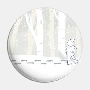 Winter forest walk Pin