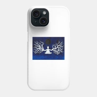 Mediation Under Dark Moon Phone Case