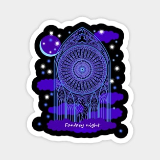 Gothic fantasy night Magnet