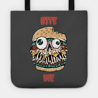 Bite me burger Tote