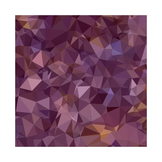 Antique Fuchsia Purple Abstract Low Polygon Background by retrovectors