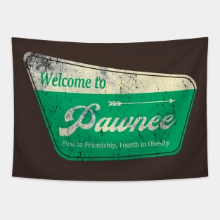 welcome to pawnee Tapestry