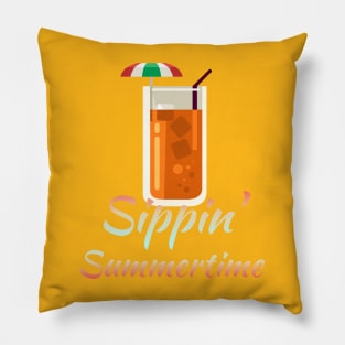 Summertime drink Pillow