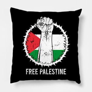 Free Palestine - End Apartheid Pillow