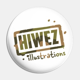 HIWEZ logo Norwegian woodland Pin