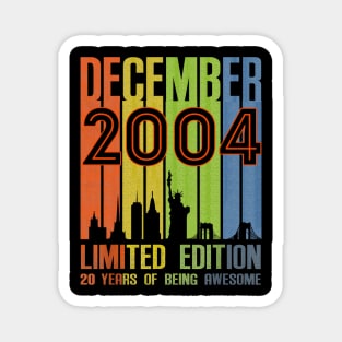 December 2004 20 Years Of Being Awesome Limited Edition Magnet