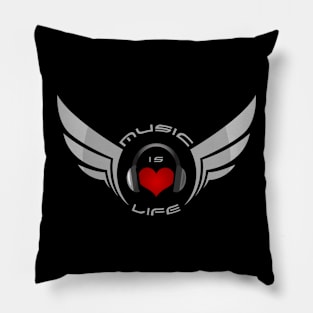 Music is life! Pillow