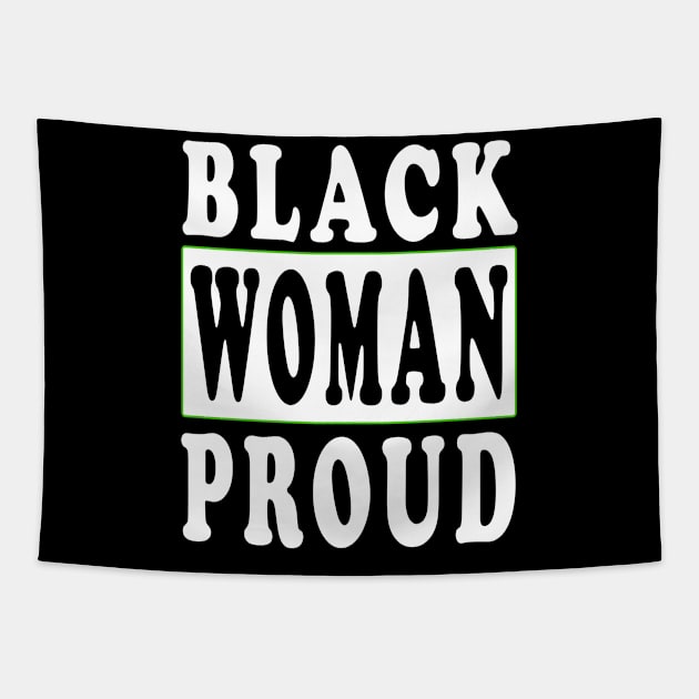 Black Woman Proud Black Lives Matter Tapestry by YassShop