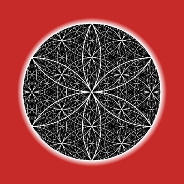 Dimensional Flower of Life 3 - On the Back of by ShineYourLight