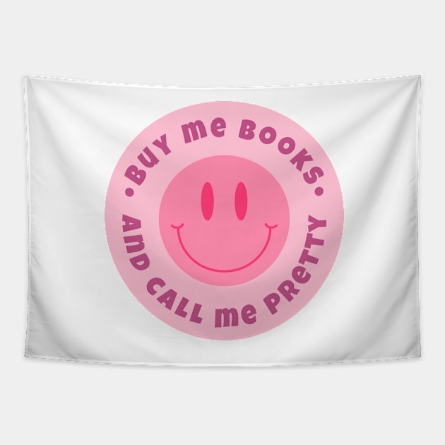 Buy me books and call me pretty Tapestry by medimidoodles