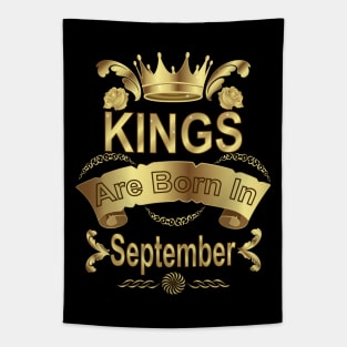 Kings Are Born In September Tapestry