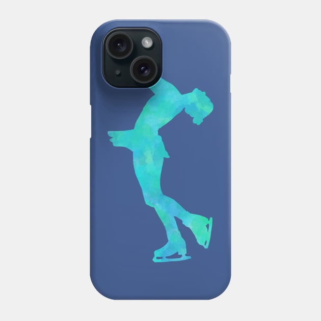 Figure skating (layback spin) Phone Case by Becky-Marie