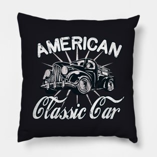 American Classic Car vintage Truck Pillow