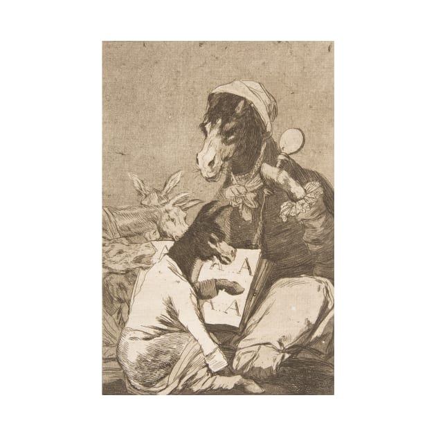 Might Not the Pupil Know More? by Francisco Goya by Classic Art Stall