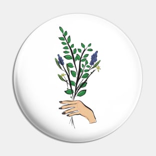 Wildflowers Pin