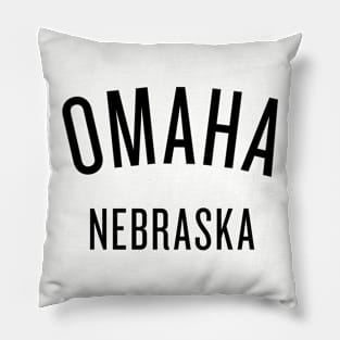 Omaha, Nebraska Pillow