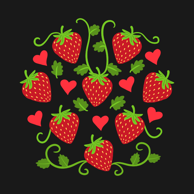 Strawberries Strawberry Fruit by KAWAIITEE