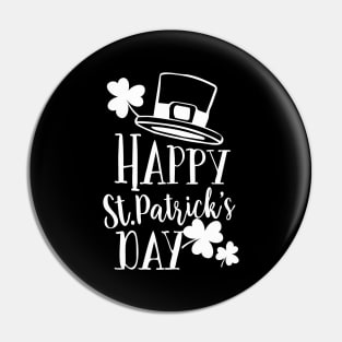 Happy Saint Patricks Day Pin