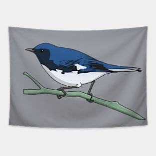 Black-throated Blue Warbler Tapestry