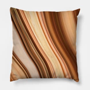 marble fluid pattern Pillow