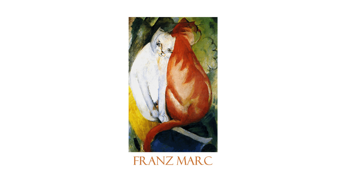 Cats Red And White By Franz Marc Cat Kids T Shirt Teepublic