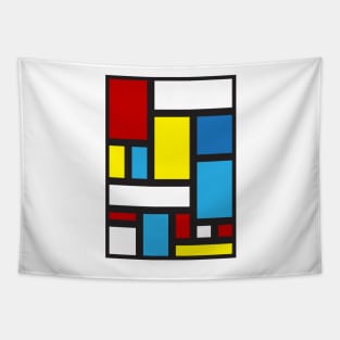 Mondrian Inspired Blocks Tapestry