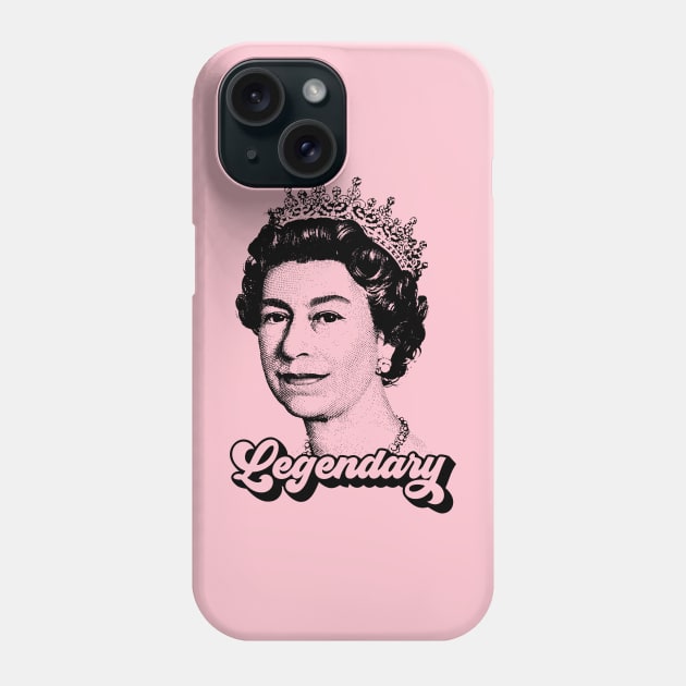 Queen Elizabeth T Shirt Legendary RIP - Queen of England Memoriam Phone Case by PUFFYP