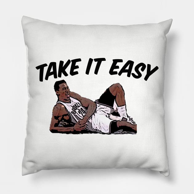 Take It Easy Pillow by The Charity Stripe