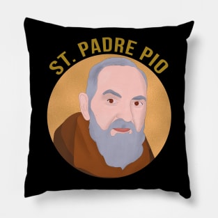 St Padre Pio Pillow