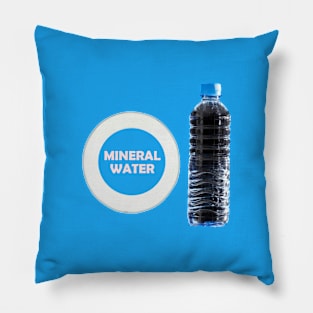 Mineral Water with Blue Saucer Pillow