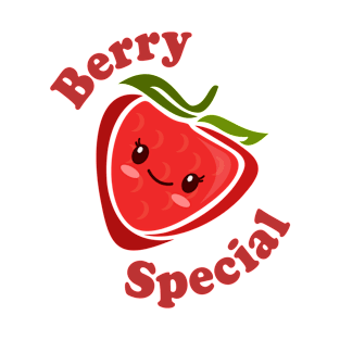 Berry Special Kawaii Cute Strawberry Red T-Shirt