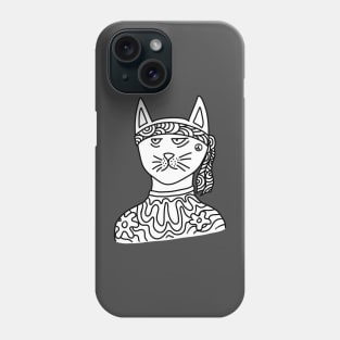 Tired Cat the Hippie Phone Case