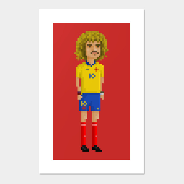 El Pibe Valderrama Soccer Poster Und Kunst Teepublic De