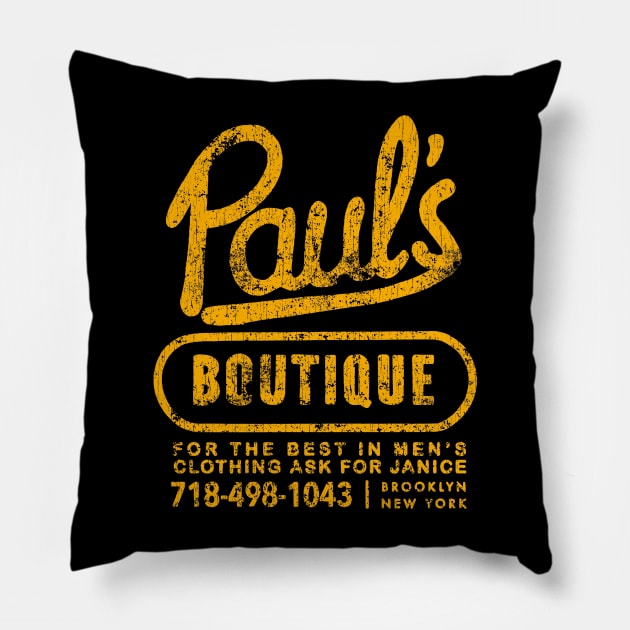 Pauls Boutique Pillow by Shirleyy Shop Arts