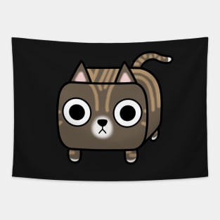 Brown Tabby Kitty Cat Loaf Tapestry